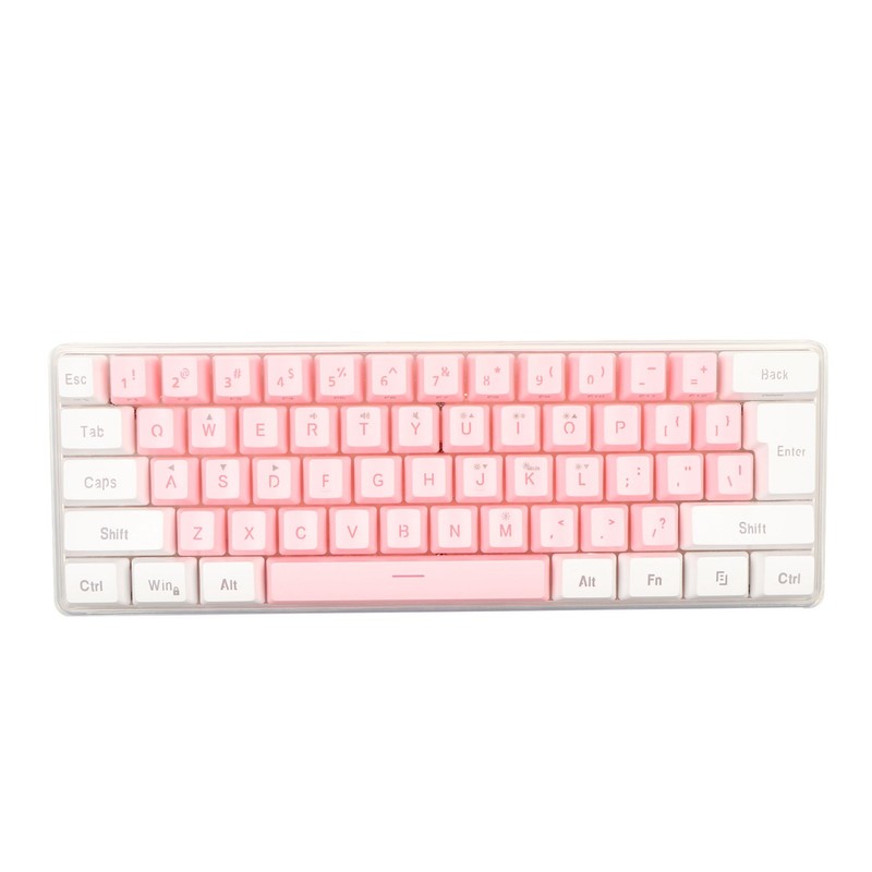 60% Wired Gaming Keyboard RGB Mini Keyboard Imitated Mechanical Technique