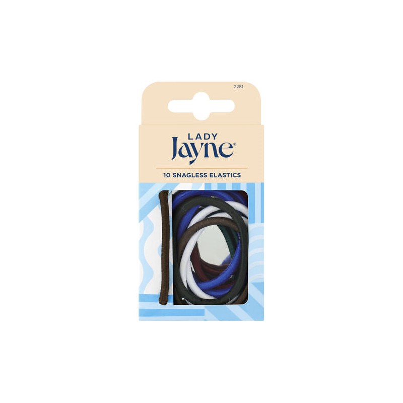 Lady Jayne Snagless Thick Elastics 10 Pack