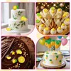 4 Pcs Lemon Lime Pineapple Chocolate Molds Silicone, Fruit Fondant