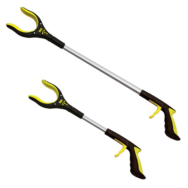 RMS 2-Pack 34 Inch and 21 Inch Grabber Reacher with