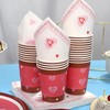 Pandecor - Servilletas desechables para el día de San Valentín,