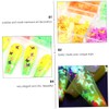 Baluue Fluorescent Butterfly Nail Sequins Boxed Ultra-Thin Dots for Nail