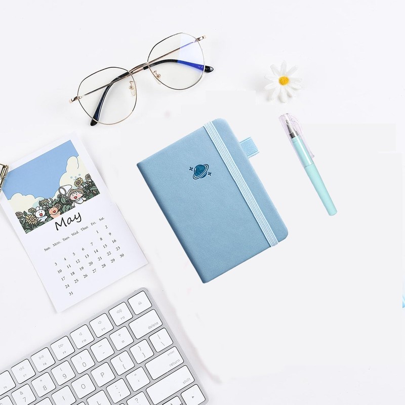 MXHBSTP 3 Pcs Pocket Notebook Set, Small Notebook, A7 Portable
