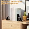 Foppla Cat Bookend 2 Pcs Metal Shelf Stopper,Black Cat and
