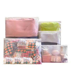 Ziplock Bags, Hospital Bag Maternity Essentials Baby Essentials, Resalable Travel Bags Organiser for Storing Clothes, Travel, Nappy[No Holes in the Zip Bag] - 32 Pack