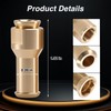 EVRBUL Upgraded Brass 2 Pcs Sunroof Water Drain Tube Hose