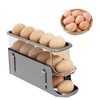 Egg Holder Fridge, Egg Slide for Fridge, Automatic Rolling Egg