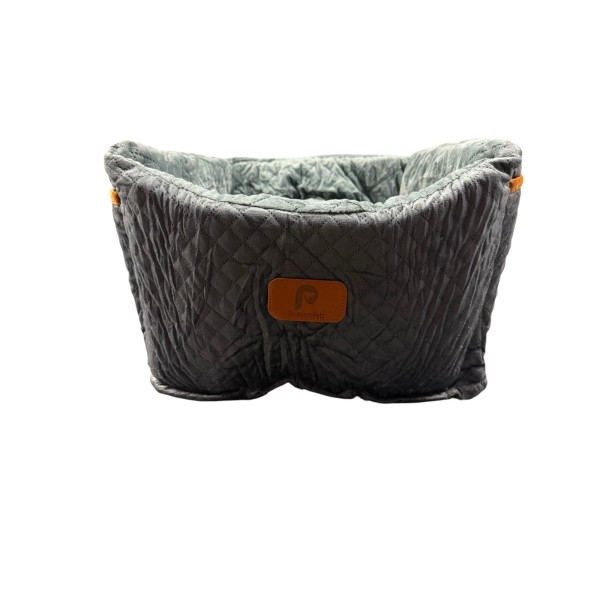 Smodernpetz Small Dog Memory Foam Carseat with leash