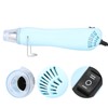 Hot Air Gun Blue DIY DualSpeed Heat Shrinkable Sheet Quick