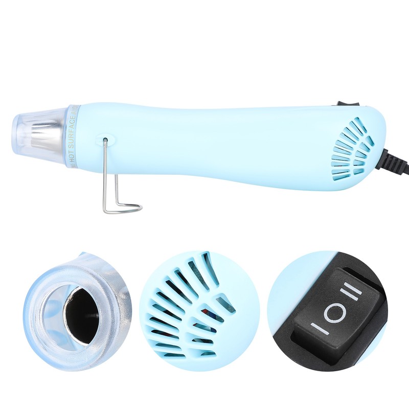 Hot Air Gun Blue DIY DualSpeed Heat Shrinkable Sheet Quick