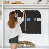 Asiulalt 5 Pack Garment Bag for Hanging Clothes, 40 Inch