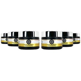 JYE Crema de Argan Hidratación para todo tipo de piel, antienvejecimiento, tratamiento antiedad natural. Incluye 6 tarros