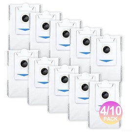 10 x Ecovacs Replacement Dust Bags for DEEBOT N30 / Omni - Perfect for Households with Pets and Children