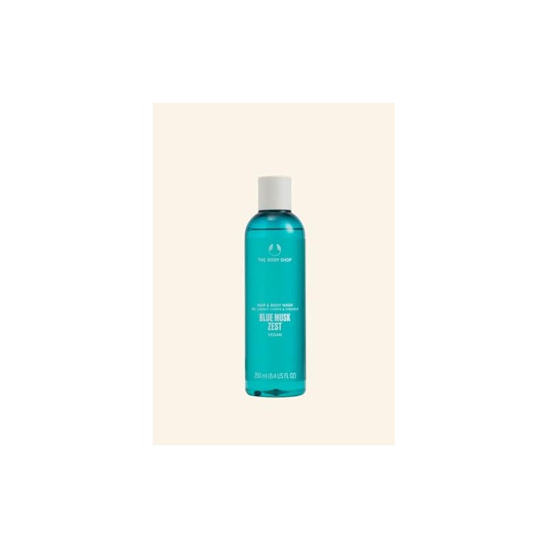 The Body Shop Blue Musk Zest Hair & Body Wash