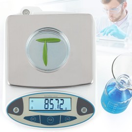 CGOLDENWALL Lab Scale 500gX0.01 Gram High Precision Laboratory Balance Electronic Scientific Weighing Scale with Calibration Weight