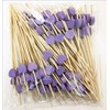 AILEXI Cocktail Sticks 100 Counts Wooden Toothpicks Party Supplies Frill