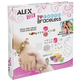 Alex DIY Wear I Heart Charm Bracelets Kids Art and Craft Activity