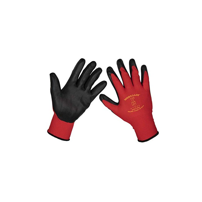 Sealey Flexi Grip Nitrile Palm Gloves (X-Large) - Pair -
