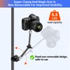 Hemmotop Magic Arm Camera Mount Clamp, 9.8 in Adjustable Articulating