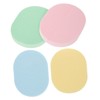 KOMBIUDA 12pcs Facial Sponges Portable Oval Cleansing Tools for Makeup