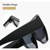 COTIA Square Oversized Sunglasses for Men Women Classic Retro Fashion
