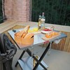 Feasto Outdoor Grill Table, Foldable Pizza Oven Stand & Griddle