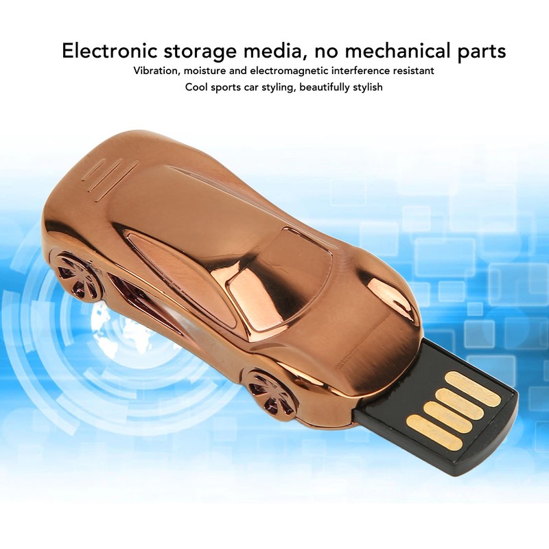 USB Flash Drive Mini Cool Sports Car Shape Plug and