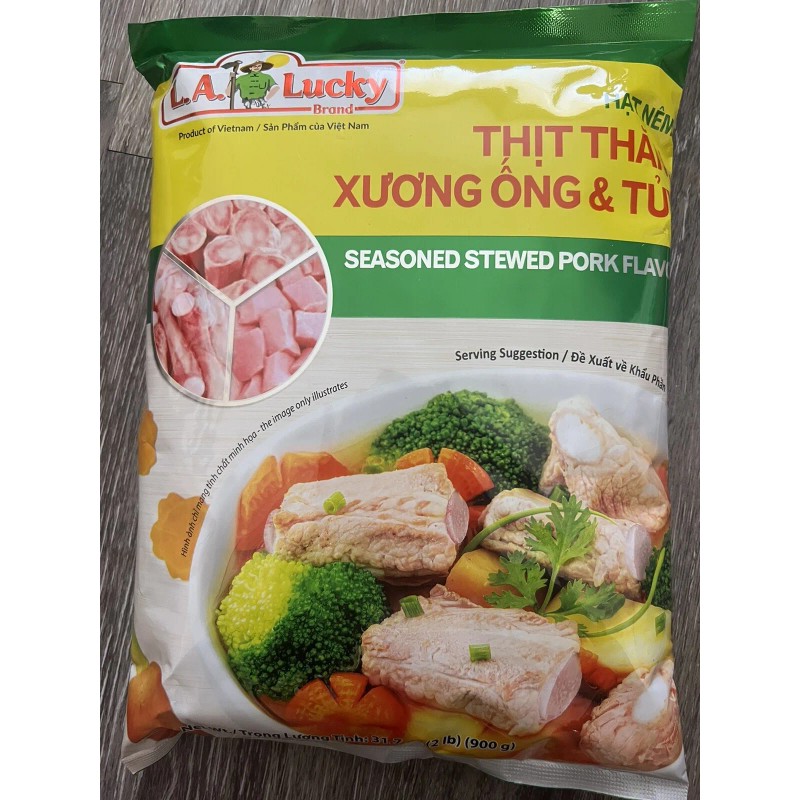 LA Lucky Seasoned Stewed Pork Flavor 2lb- Hat Nem Thit