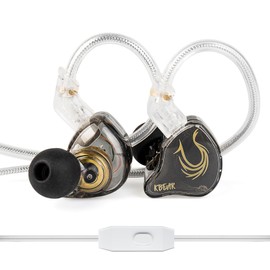 KBEAR Phoenix in-Ear Monitors Undetachable, Ear Buds Wired Gaming Earphones 10MM DD+PET IEMs, One-Piece in Ear Headphones Stereo Clear Sound Ear Monitors for Singers Musicians Audiophiles