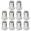 70 Pcs Rivet Nuts M5, 304 Stainless Steel Flat Head