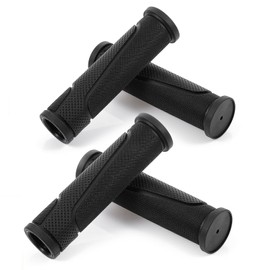TIESOME 2 Pairs of Ergonomic Bicycle Grips 22 mm Rubber Ergonomic Grips Non-Slip Handlebar Grips Bicycle Grips Handlebar Grip Hand Grips for MTB BMX City Bike Children's Bicycle