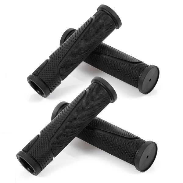 TIESOME 2 Pairs of Ergonomic Bicycle Grips 22 mm Rubber
