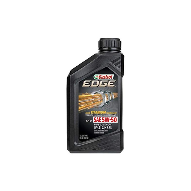 Castrol EDGE 5W-50 Advanced Full Synthetic Motor Oil, 1 Quart