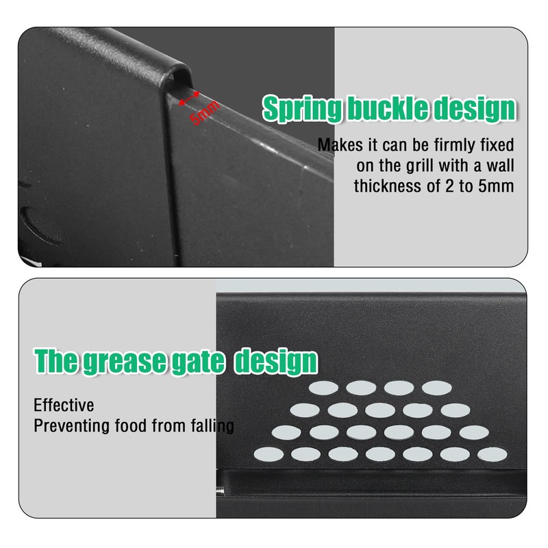 Upgrade Blackstone Grease Catcher - Rear Drainage Funnel for Blackstone