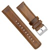 BARTON WATCH BANDS Quick Release Top Grain Leather Watch Band