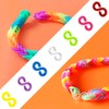 GAADSKCER 1000 Pcs S Clips Rubber Band Bracelet kit Rubber