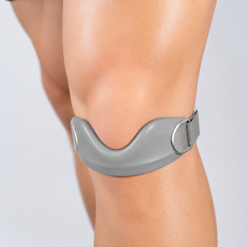Adjustable Patella Knee Strap for Sports Support – Silicone Cushion