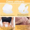 100 Parches Autoadhesivos de Aceite de Ricino para Ombligo, Sin