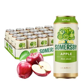 Somersby Apple in a 500 ml tin, a true refreshment available in 8.12 and 24 cans (24)