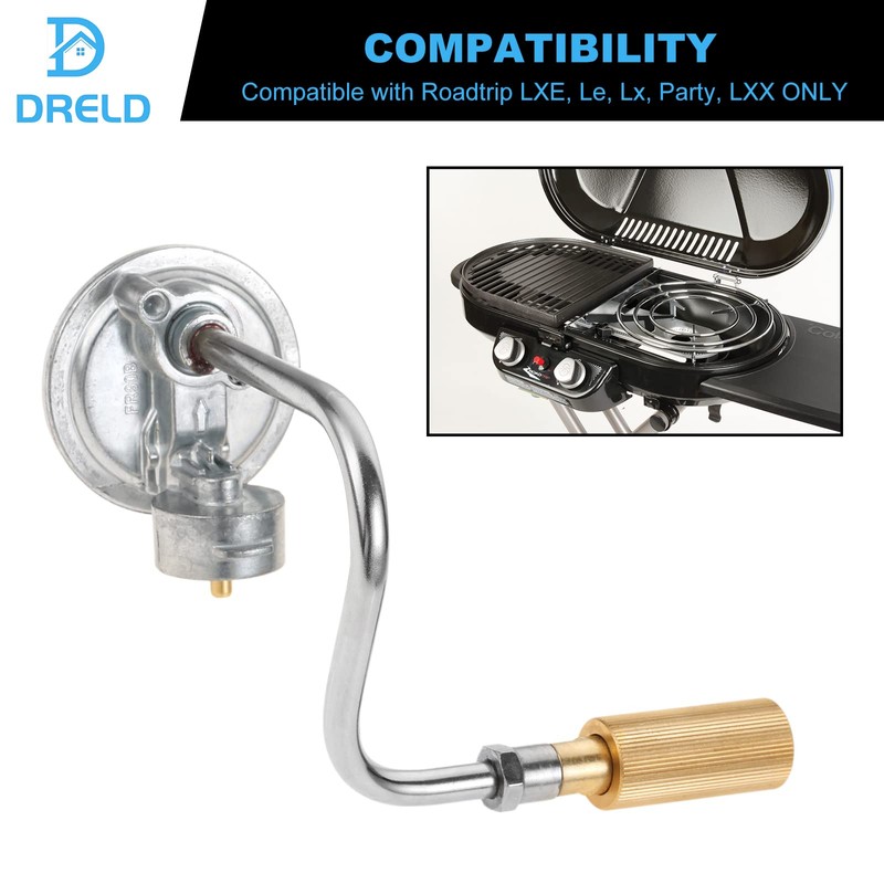 DRELD Roadtrip Grill C001 Gas Propane Adapter Regulator Replacement for
