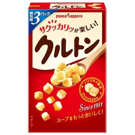 Pokka Sapporo Croutons (For Soup) 0.8 oz (21.0 g) (3P) x 30 Packs