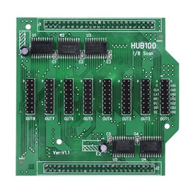 HUB100 8 Outputs PCB Adapter Board Gold plated Copper Pin Header Converter Modules