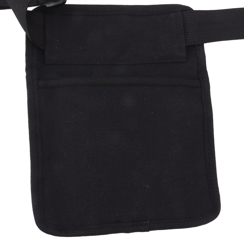 Restaurant Belt Bag Adjustable Portable Lightweight Canvas Waiter Waist Bag
