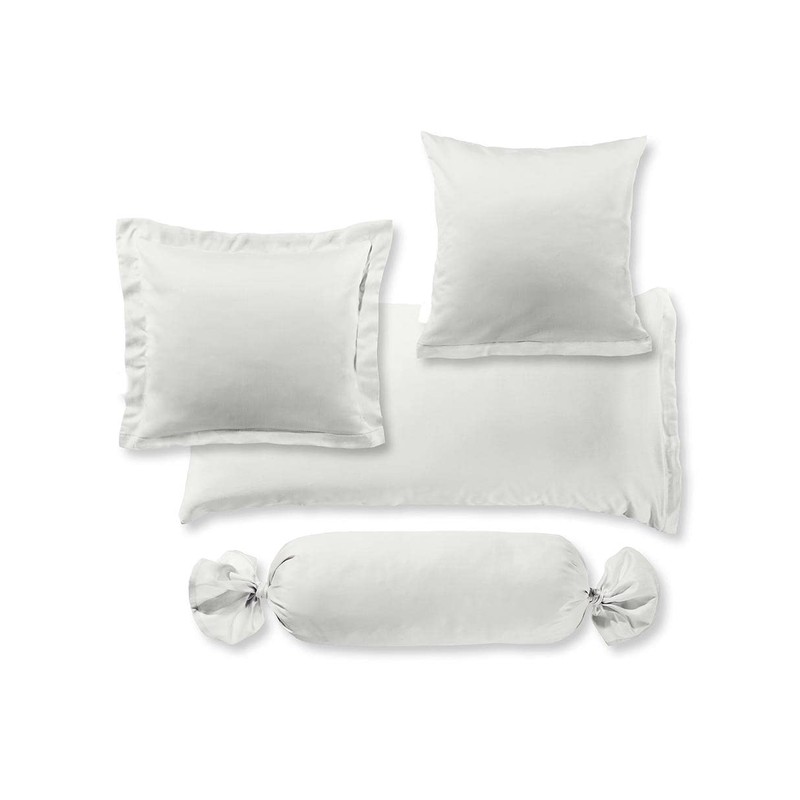 fleuresse Uni Colours, Satin, Natural White, 50 x 70 cm