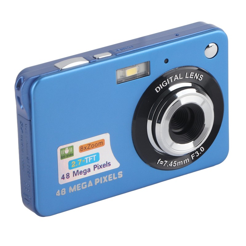 4K Digital Camera 48MP 2.7in LCD Display 8x Zoom Anti