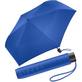 Esprit Mini Pocket Umbrella Slimline FJ 2022, Beaucoup Blue, Pocket umbrella hand opener