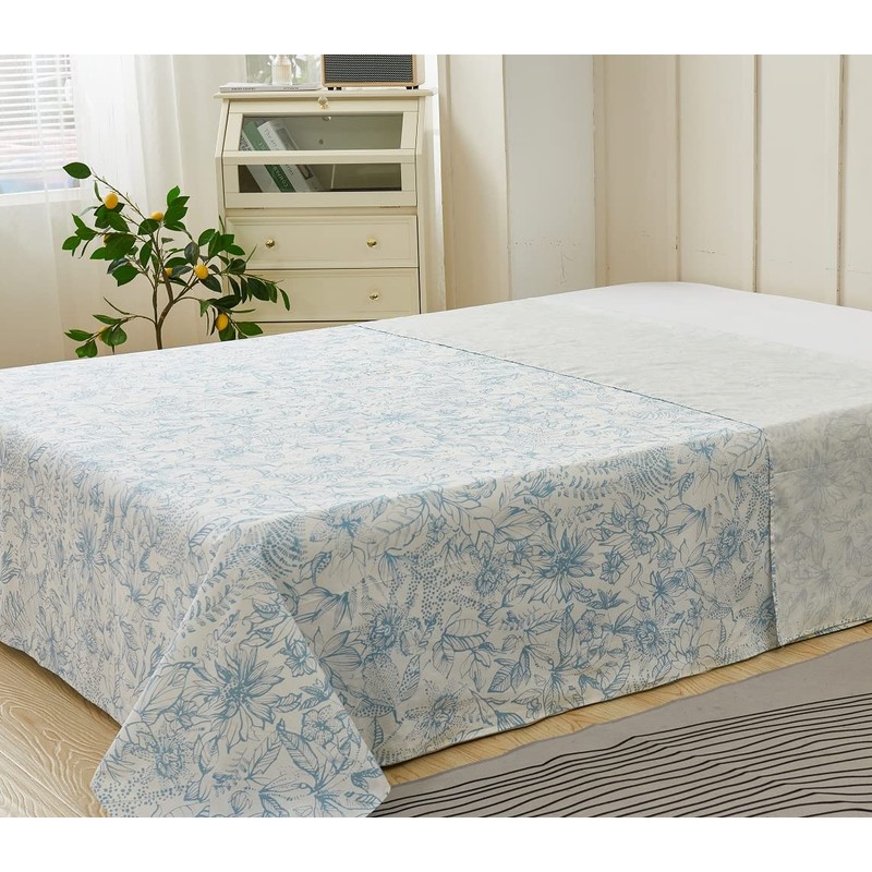 Bed Sheet Single Flat Sheet 59.1 x 98.4 inches (150