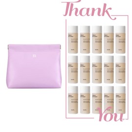 IOPE Signature Lavender Pouch + IOPE Stem 3 Softener Skin 225ml (15 15ml) Set / 시그니처 라벤더 파우치+아이오페 스템3 소프너 스킨 225ml (15ml 15개) 세트
