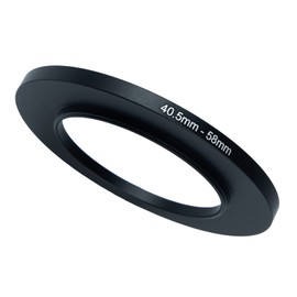 40.5mm to 58mm Step-Down Ring Filter Adapter,for All Brands UV ND CPL, Metal Ring Step-Down Rings Adapter Filter (40.5mm-58mm)