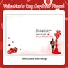 HOWAF Valentines Card for Fiancé, Valentines Day Card for Him,